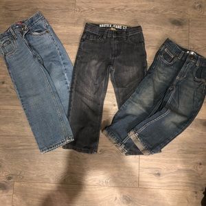 Toddler boy jeans, bundled